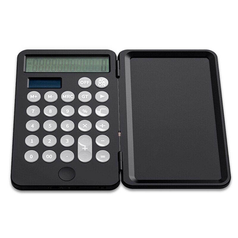 Digit Calculators w/Portable LCD Handwriting Screen Writing Tablet 12-digit Display Ultra-thin Business Student Notepad