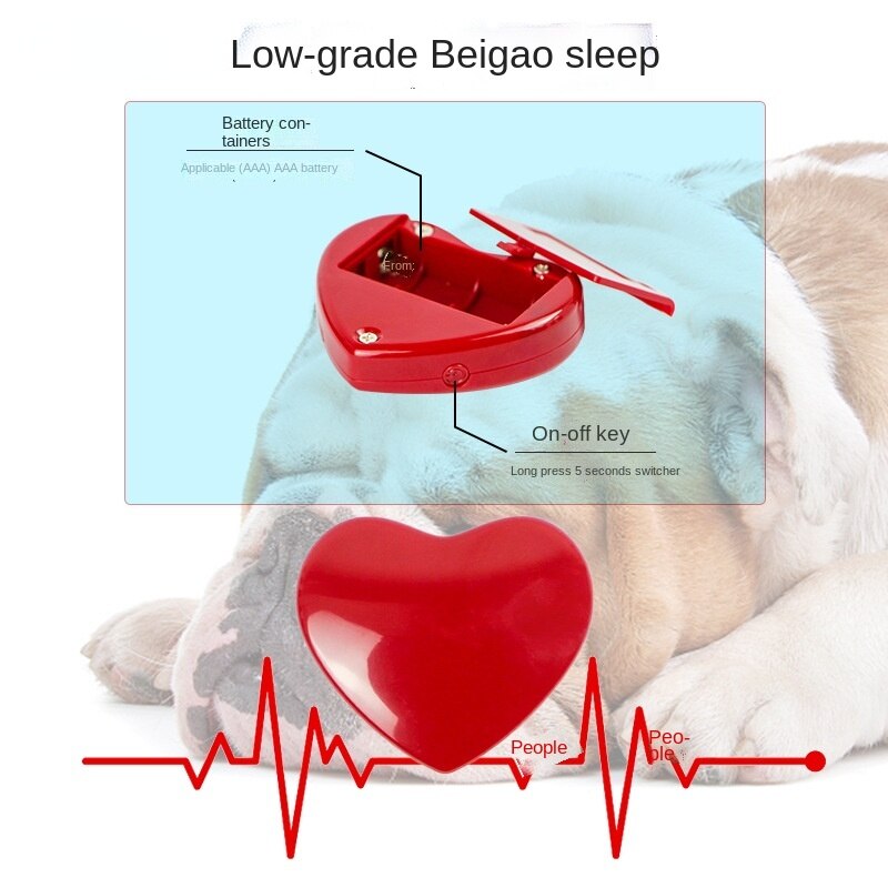 Pet Comfort Dog Toys for Small Dogs Pets Stress Release Accompanying Sleep Simulated Heartbeat Plush Toy Pet Accessories