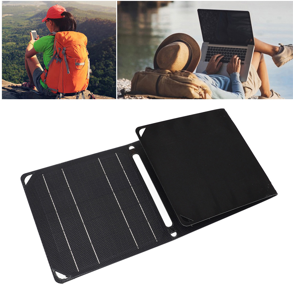 Solarpanel 30W/40W 5V USB-C/DC/USB-A Ausgang Leistungsstarkes Solarpanel für den Außenbereich PD 20W QC 3.0 5V 9V 12V Wasserdichtes Telefonladegerät