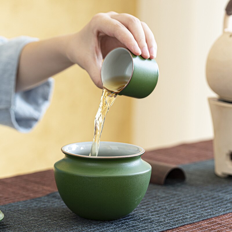 Porseleinen thee japanse stijl theeservies theekom vaas theeceremonie