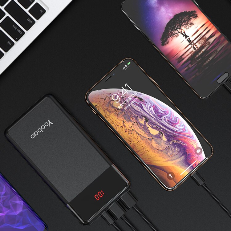 30000mAh 30W-PD USB Backup External Battery Power Bank Pack Charger for Cell Phone