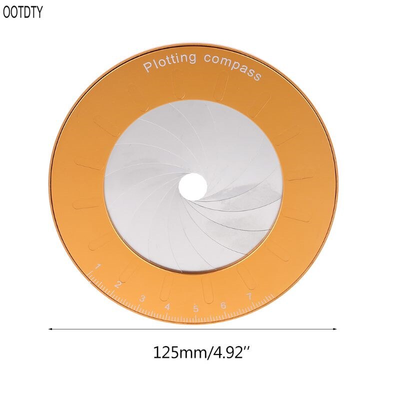 OOTDTY Flexible Circle Drawing Tool Drafting Plotting Compass Adjustable Drawing Tools for Woodworking Enthusiasts