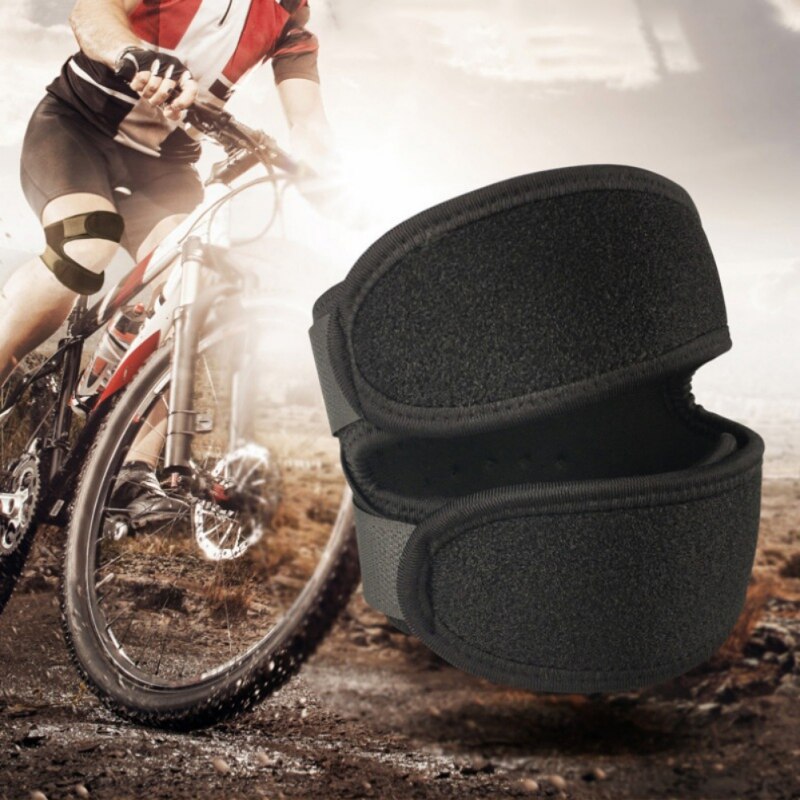 Running Sports Patella Brace Wrap Cap Stabilizer Cushioning Band Knee Support Adjustable Protective Knee Protector