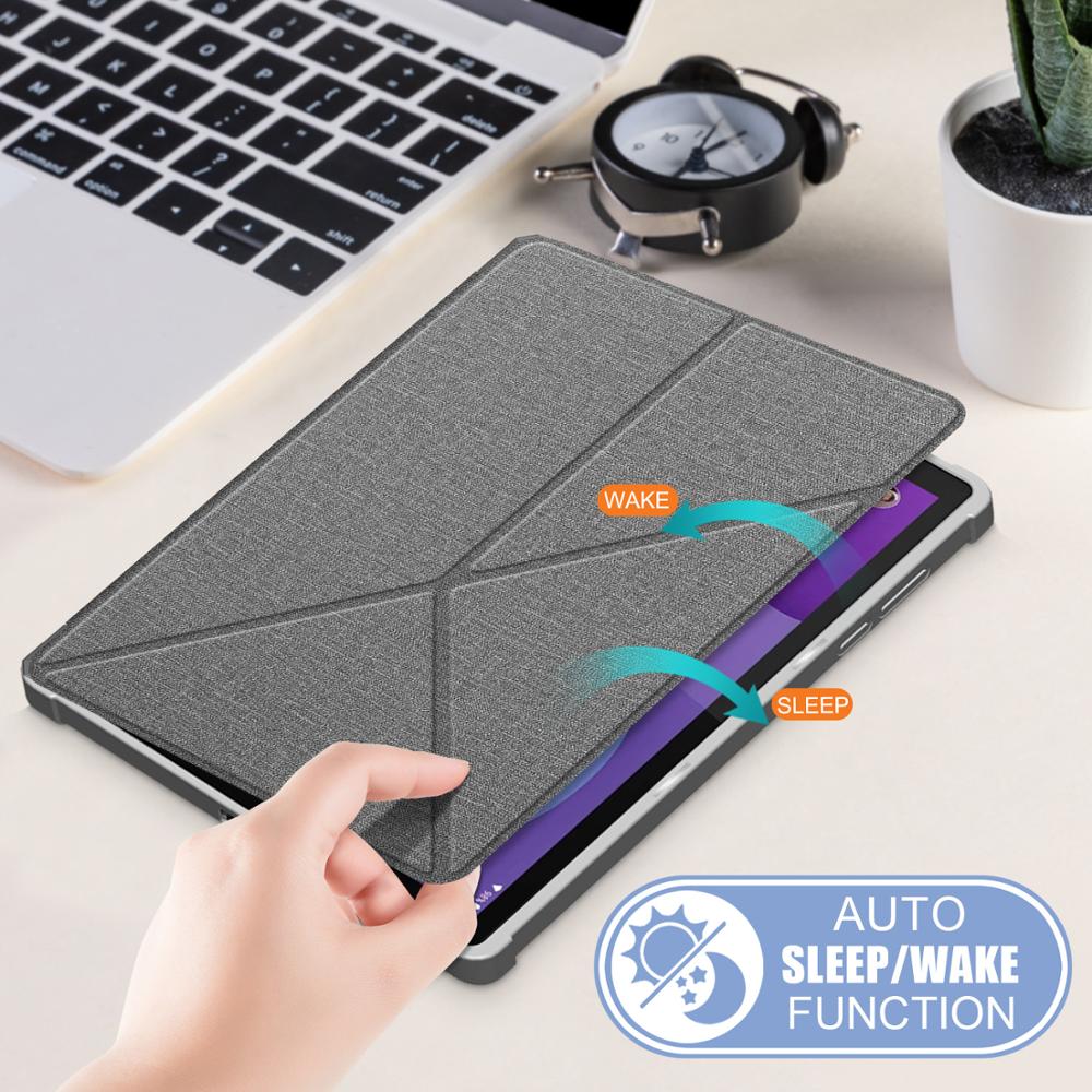 Til lenovo tab  m10 hd etui, cover til  m10 hd 2nd gen tb -x306f tb -x306x tablet taske