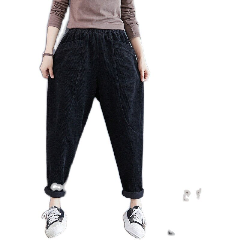 Herfst Winter Vrouwen Sport Broek Losse Fleece Harem Sweatpant Running Jogger Fitness Gym Athletic Casual Broek Broek Activewear