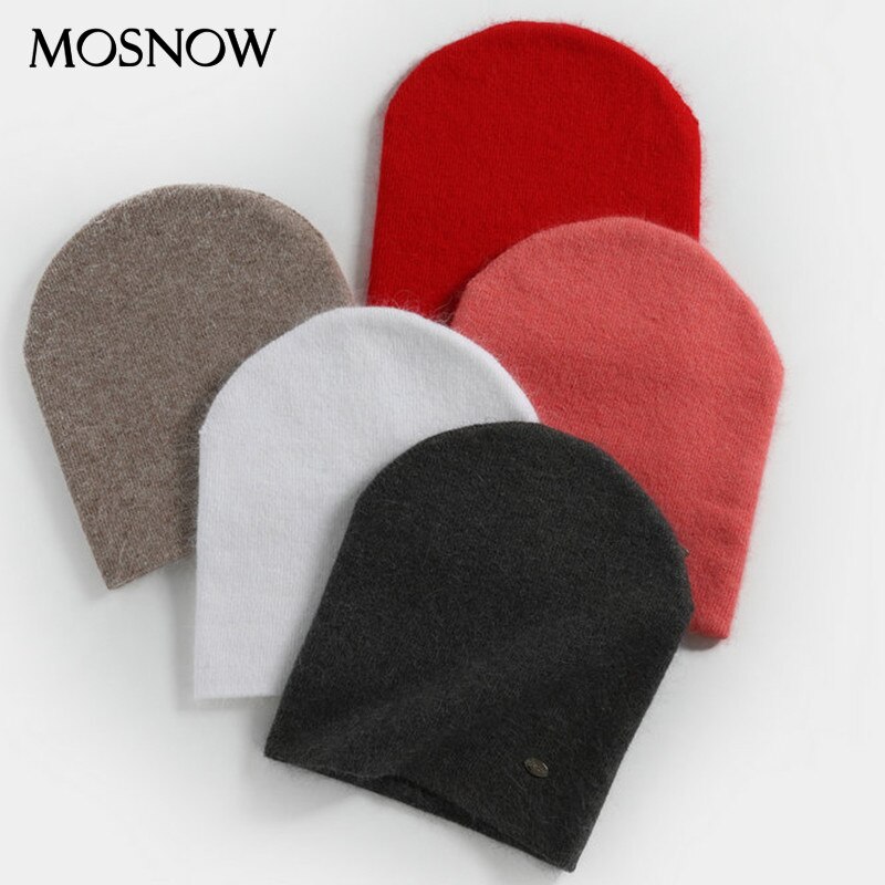 Kaninchen Haar Winter Hüte Für Frauen Mützen Wärme Ski Kappe Mädchen Hütte Weiblichen Kappe Skullie Künstliche Neue Hütte