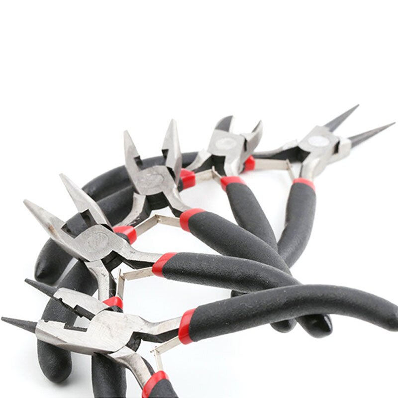 Diagonale Zangen Schmuck Reparatur Werkzeug Bausatz Runde Nase Zange Nadel Zange Draht Schneider für Schmuck, sterben DIY Handgemachte Werkzeuge