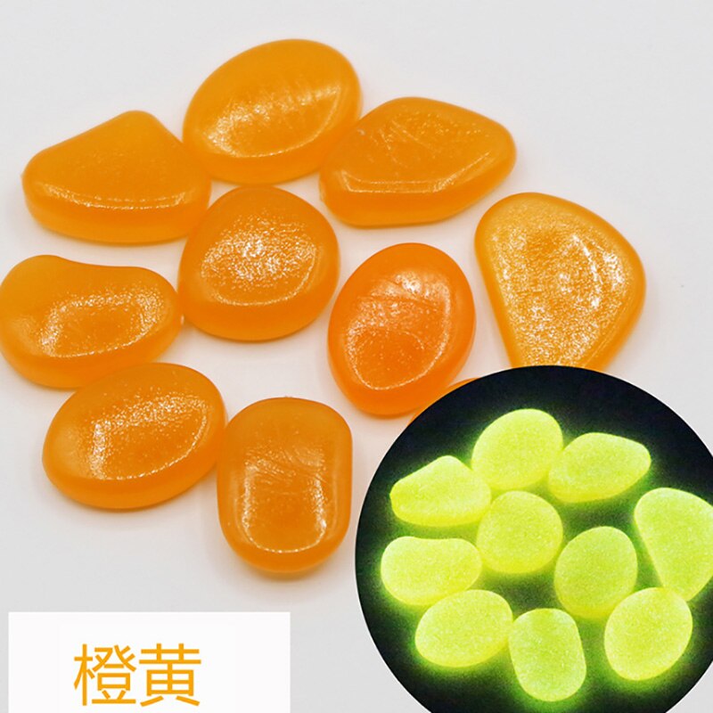 20 Pcs Gesimuleerde Kasseien Game Stukken Fluorescentie Acryl Onregelmatige Steen Voor Glow In The Dark Speelgoed: 13
