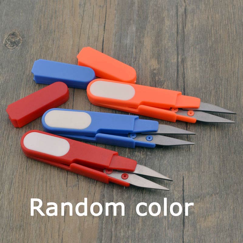 U Shape Clippers Trimming Sewing Scissors Yarn Thread Cross Stitch Embroidery Scissor Cutter Scissors Small Mini Scissors DIY: JD0175