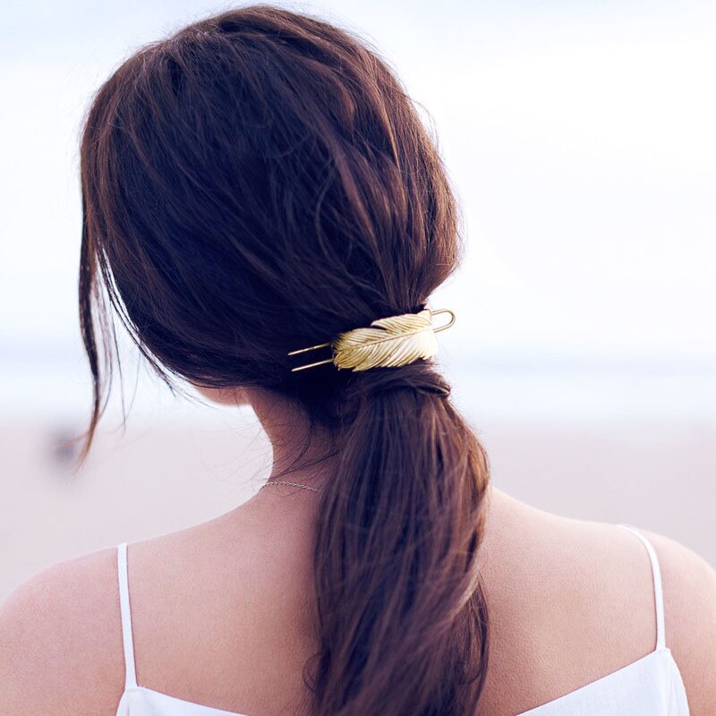 Böhmen Feder Brötchen Für Frauen Haar Zubehör Haar Stock Silbrig Hochzeit Haar Stifte Weibliche Jahrgang Schmuck Brötchen Frikadelle Kopf