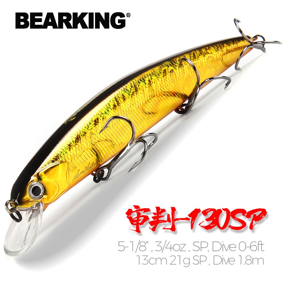 BEARKING 13cm 21g SP profondità 1,8 m Top esche da pesca Wobbler esca dura qualità pesciolino professionale per attrezzatura da pesca