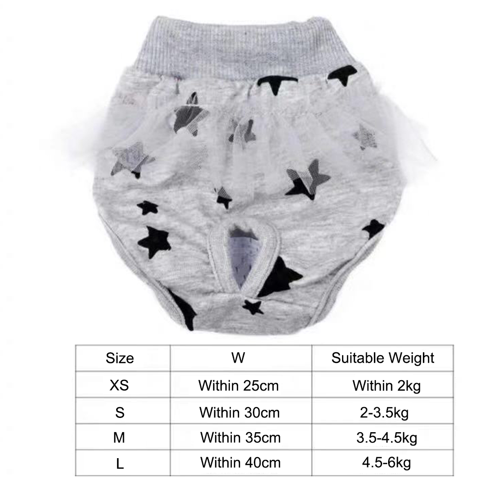 1 pc Pet hond menstruele tante broek fysiologische broek hond kleren Huisdier Hond Kat kleding Voor Zomer Lente Voor Pet levert