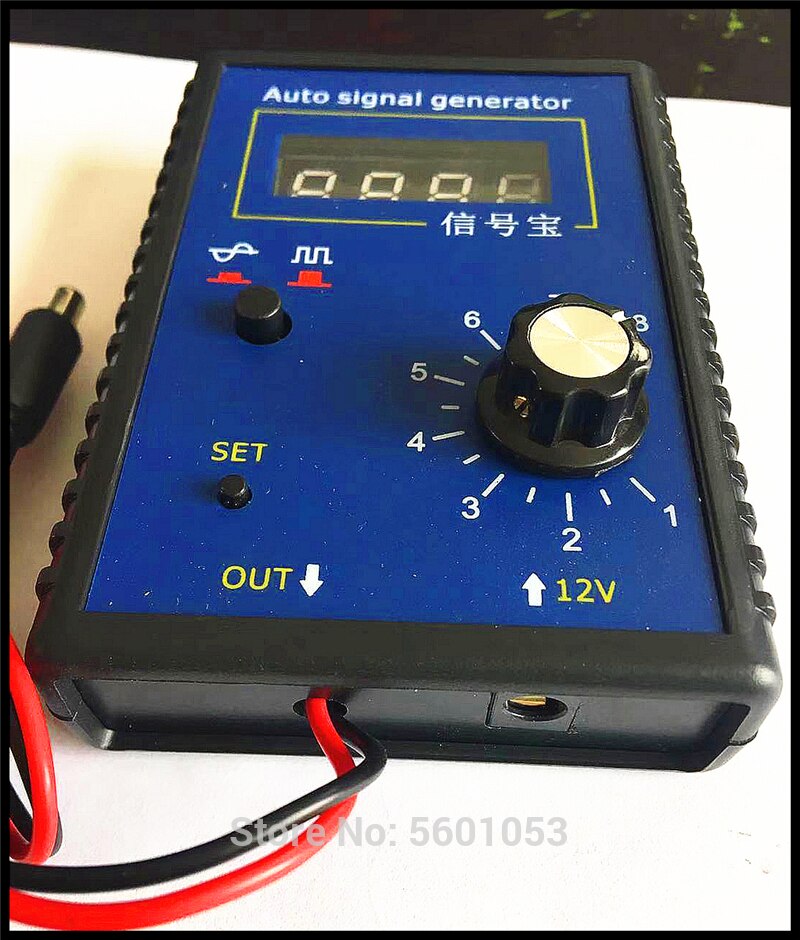 Automobile Signal Simulator Led display Generator Car Hall Sensor and Crankshaft Position Sensor Signal Tester Meter 2Hz to 8KHz