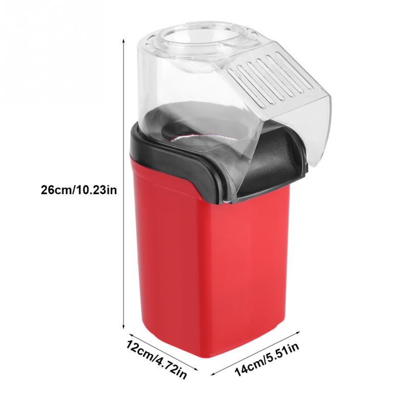 Mini máquina eléctrica para hacer palomitas de maíz, máquina de palomitas de maíz de aire , uso doméstico, MinI máquina automática de palomitas de maíz, enchufe de EE. UU. 110V