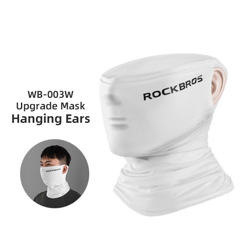 ROCKBROS Cycling Absorb Sweat Riding Scarf Bike Summer Bandana Face Scarf Neck Gaiter Bicycle Sun Protection Sport Face Mask: WB-003W