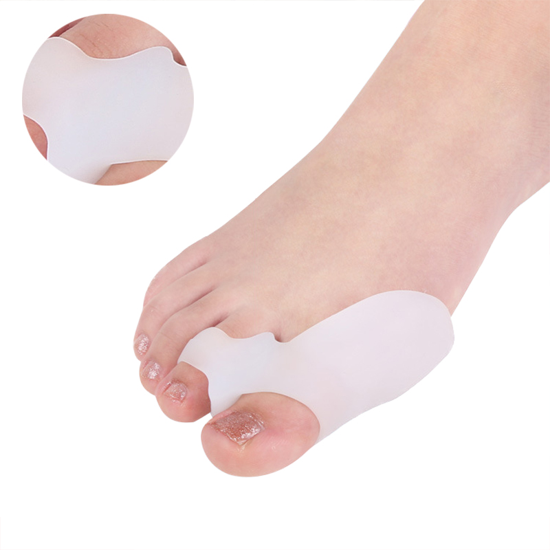 Luun peukalon ortotiikka 1 pari silikoni geeli hallux valgus korrektori isot varpaat erottimet jalkahoito pedikyyri laite bunion säädin