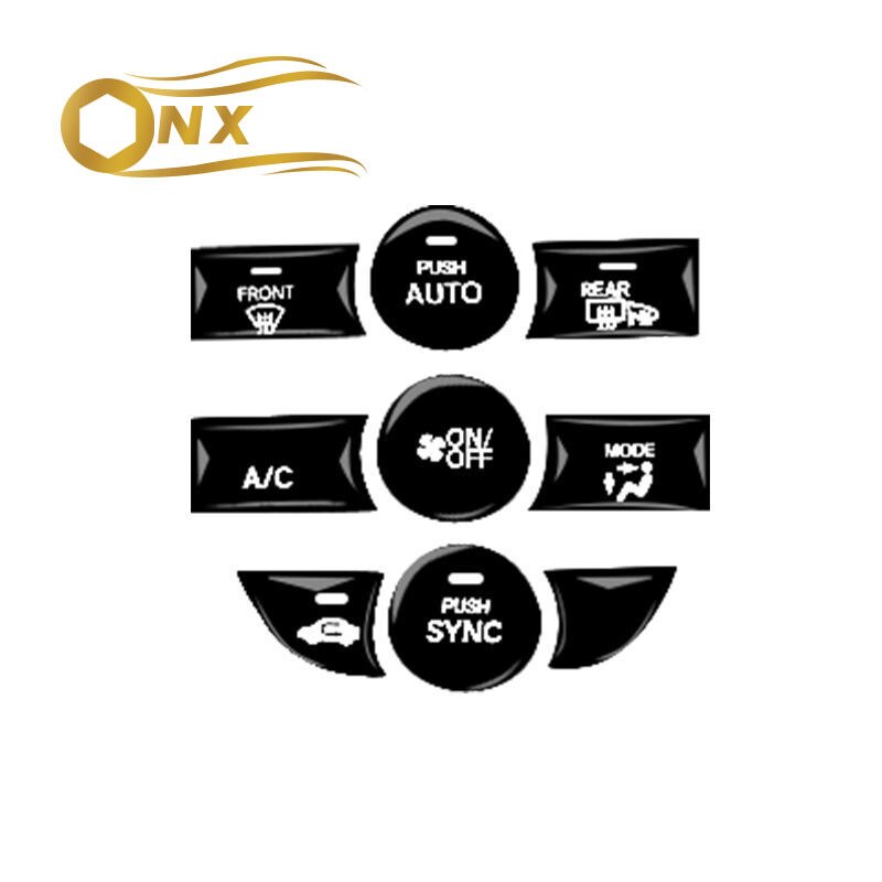 Auto Airco Centrale Bedieningspaneel Beschermfolie Auto Venster Bedieningspaneel Sticker Voor Honda 10th Accord Inspire