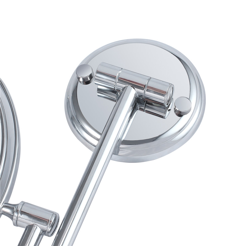 Tanice 10X Vergroting Muur Gemonteerde Spiegel 8 ''Twee-Side 360 Graden Swivel Spiegel Voor Bad Make-Up dragen Scheren Gepolijst Chroom