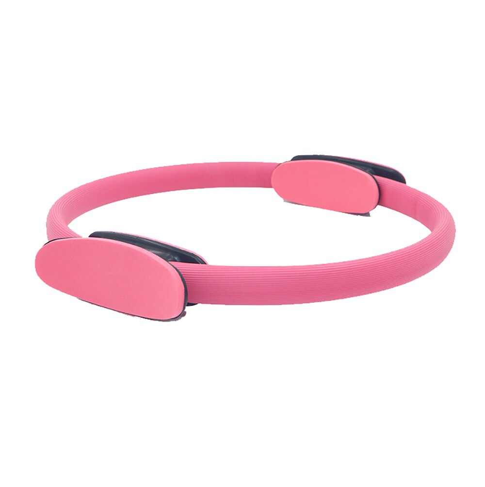 1pc fitness jooga ympyrä pilates urheilu magic ring naisten kineettinen vastus ympyrä kuntosali harjoitus pilates tarvikkeet: Vaaleanpunainen
