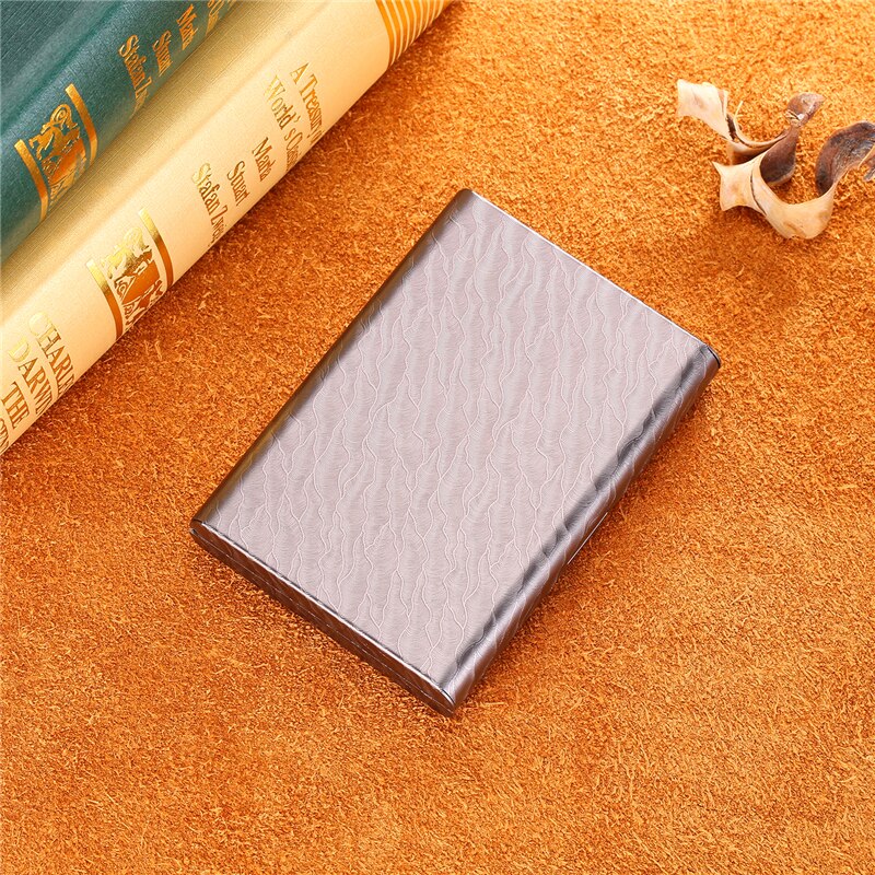 ZOVYVOL RFID Blocking Card Holder Wallet Men Women Slim Single Box Smart Aluminium Metal Wallet Black Thin Mini Wallet