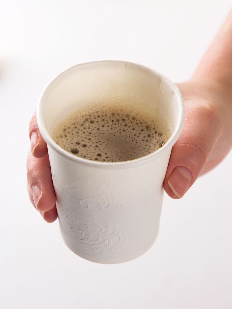 40 Stks/pak Bamboevezel Huishoudelijke Papier Cups Wegwerp Koffie Kopje Thee Cup Feestartikelen