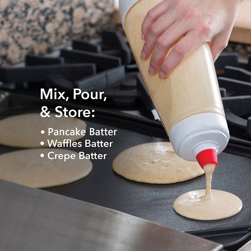 1000Ml crêpe pâte mélangeur bouteille crêpes gaufres crêpes distributeur