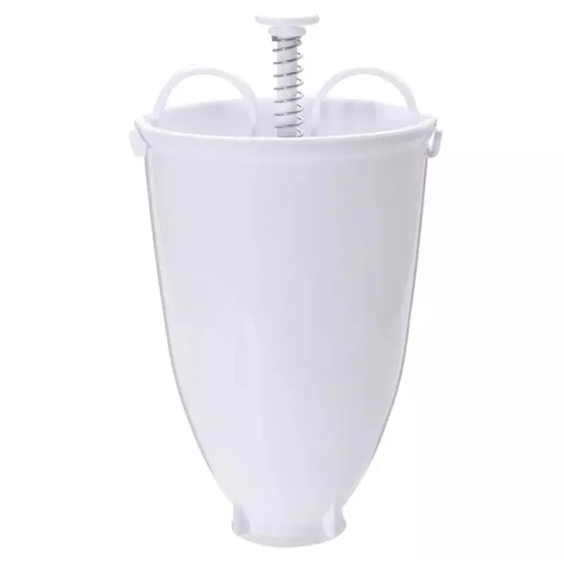 Donut Mould Easy Fast Portable Donut Maker Manual Waffle Dispenser Doughnut Machine Arabic Plastic Lightweight Kitchen Tools: light green