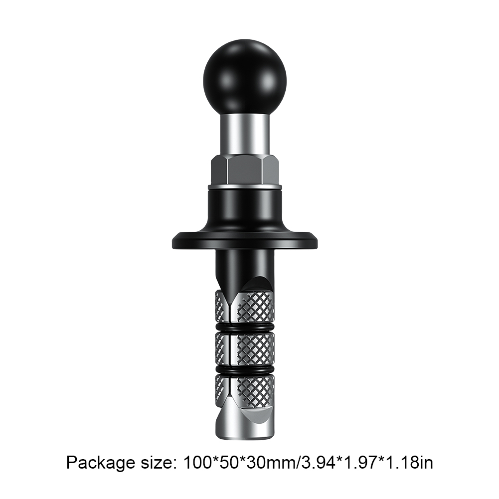 Ball Mount Adapter Aluminum Alloy Mobile Phone Holder Motorcycle Fork Stem Mount Front Fork Bar Ball Head for Motorbike Bicycle