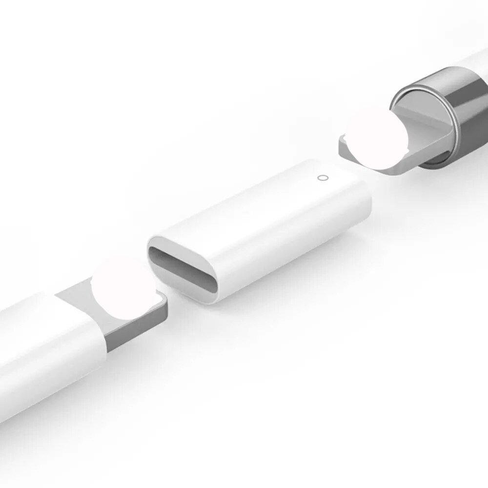 Adapter ładujący EnohpLX kompatybilny z ołówkiem Apple, złącze żeńskie do żeńskiego złącza ładowarki do rysika iPad do ołówka apple