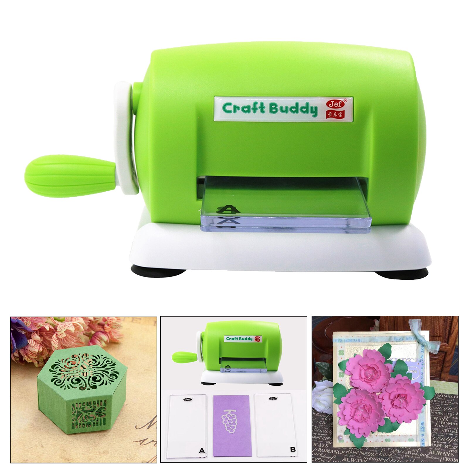 Portable Die Cutting and Embossing Machine Scrapbooking Tool for Paper Cutting