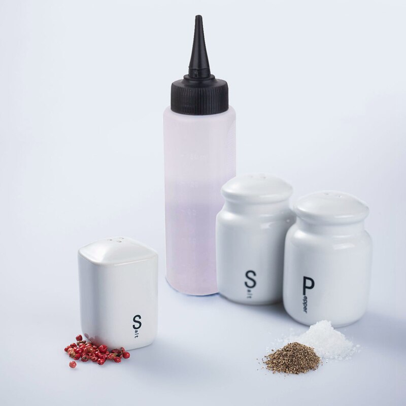150ml salon hårfarve måling applikator flaske skala frisør værktøj