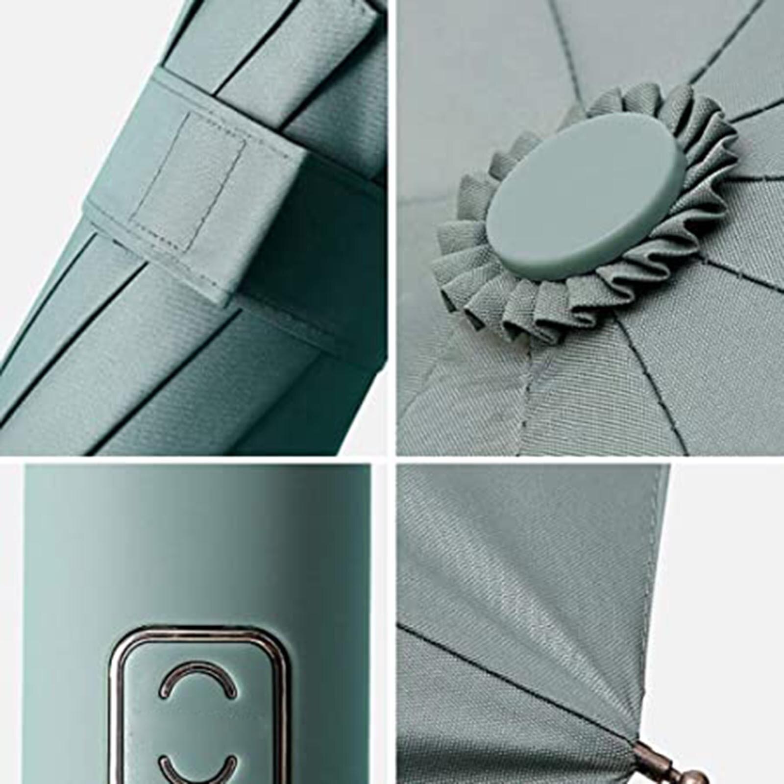 Automatic Stormproof Umbrella Mini Automatic Umbrella Rain Women Wind Resistant Portable Outdoor Umbrellas