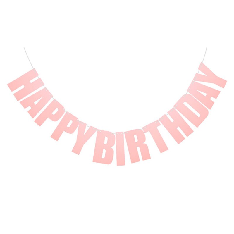 Grattis på födelsedagen banner första födelsedag pojke flicka part leveranser papper krans bunting banner baby shower födelsedag dekoration: Banner  b7