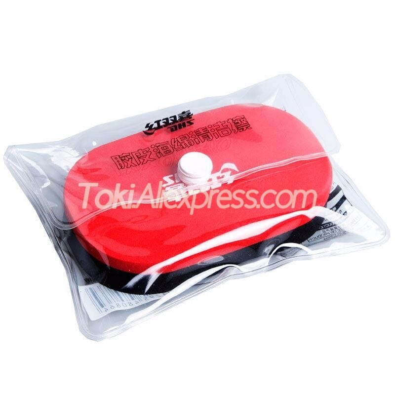 DHS Film de protection de Tennis de Table + ruban de bord + ensemble d'accessoires de nettoyage en caoutchouc