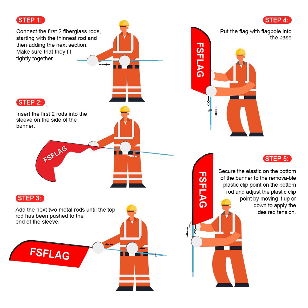 Swooper Flag and Pole Kit Set, 11 Ft Feather Flags for , Outdoor Advertising Feather Flag or Banners Signs