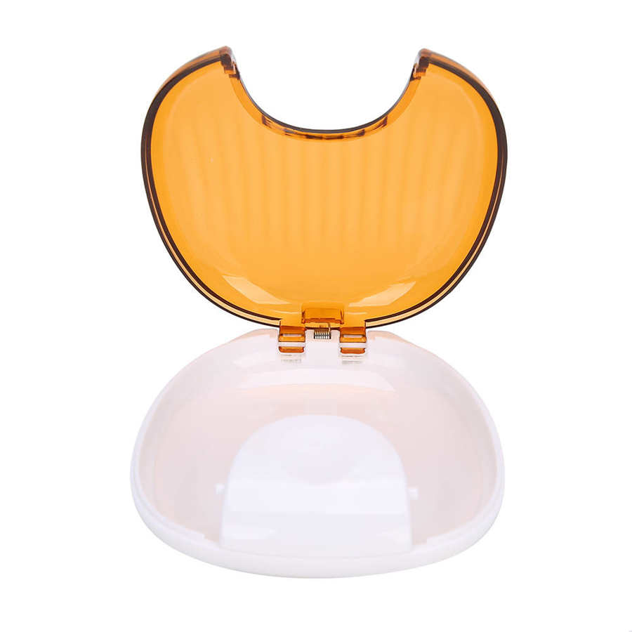Orthodontic Retainer Case Portable Denture Storage Case Waterproof Mouthpiece Denture organizer Container Dentistry Supplies