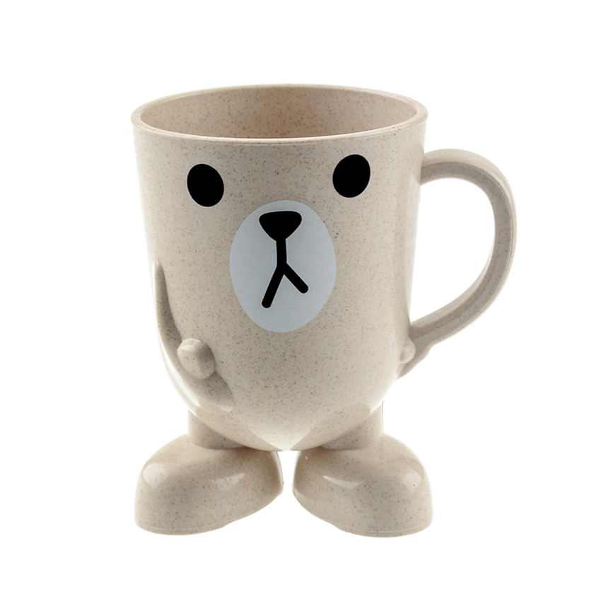Tasse à café lait dessin animé | Joli, tasse à café à lait, tasse de lavage pour enfants, porte-brosse à dents, tasse de rinçage pour la salle de bain, tasses de formation pour bébé 1 pièce