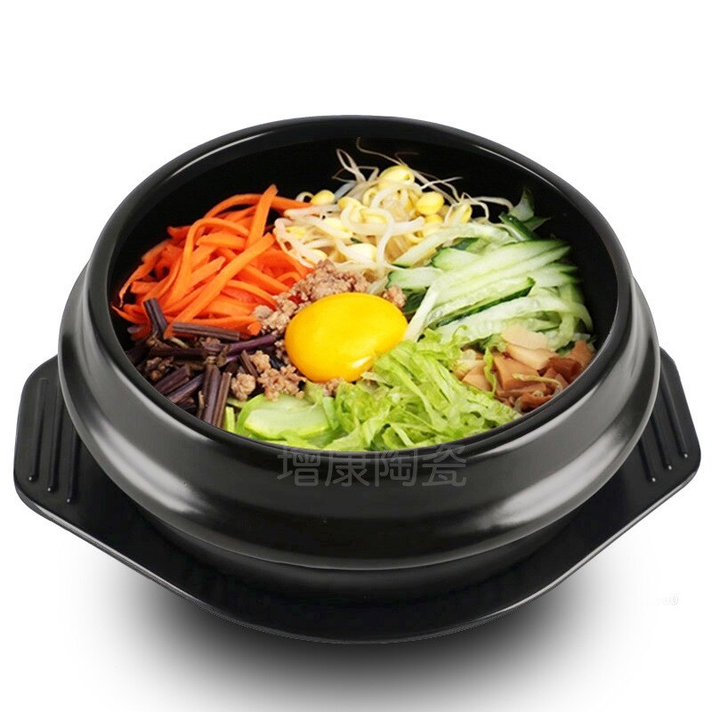 Porselein Stenen Pot Met Hoge Temperatuur Weerstand Koreaanse Stenen Pot Speciaal Voor Mengen Rijst En Soep