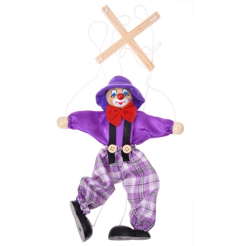 1Pcs Kinderen Pop Clown Speelgoed-Liep Kleur: Default Title