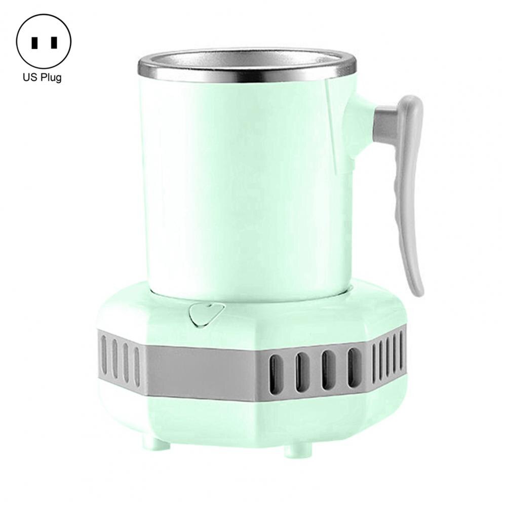Useful Fast Cooler Cup Easy to Clean Long Lasting Compact Easy Operation Qucik Cooling Cup: Green1 US Plug