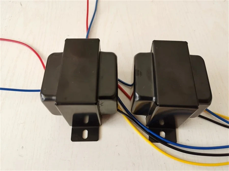 10KΩ Elektroniczny transformator wyjściowy lampowy 5W 7KΩ 10KΩ Transformator wyjściowy z pojedynczą końcówką z czystej miedzi (1PCS) 0-4Ω -8Ω: BŁĘKITNA