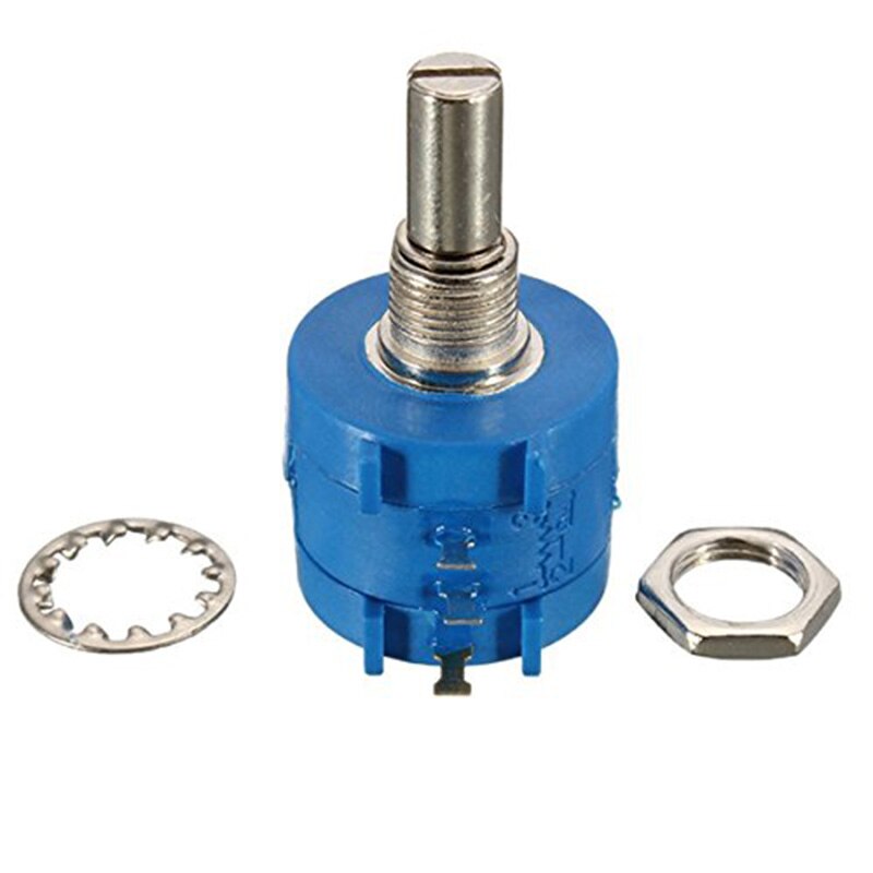 Wirewound Potentiometer 3590S 500R 1K 5K 10K 20K Ohm 10-Turns Linear Rotary Wire Wound Precision Potentiometer Pot Dropshopping