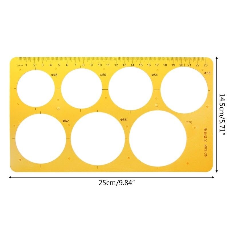 XRHYY Flow Chart Symbol Drafting Template Ruler Stencil Measuring Tool Student School Product Kit Lab&amp;Scientific Supplies: 4364