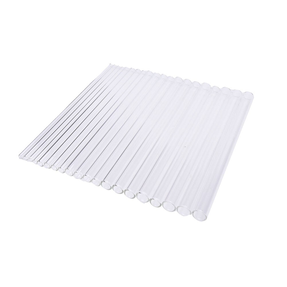 Pajitas gruesas reutilizables de vidrio transparente de 10mm/7mm/10mm/12mm/14mm de diámetro 6mm/10mm de diámetro