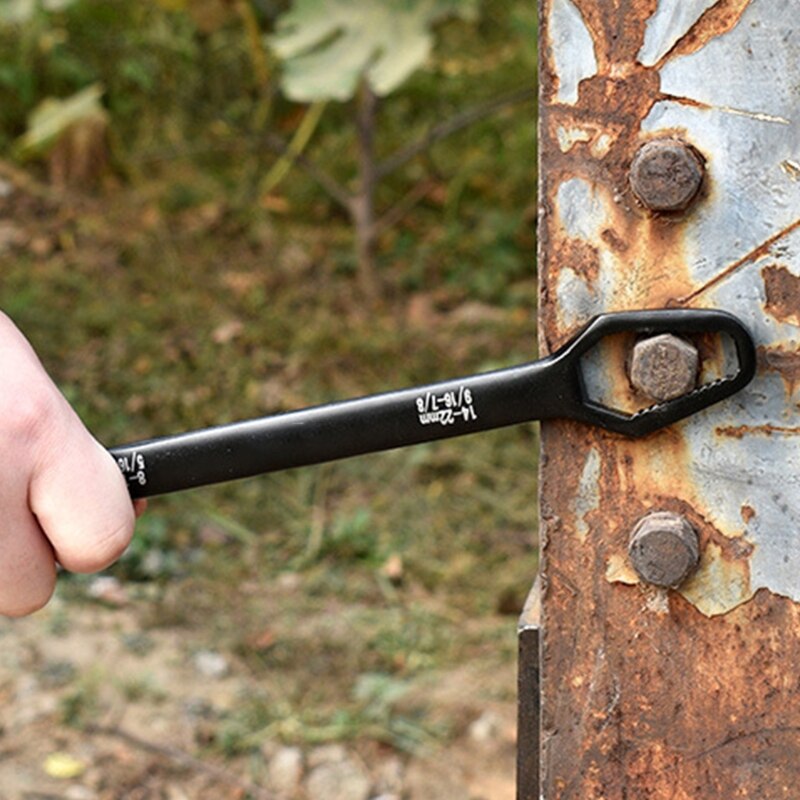 Double End Wrenches Universal Spanner 14-22mm 8-13mm Wrench Key Screw Nuts Repair Quick Release Wide Used