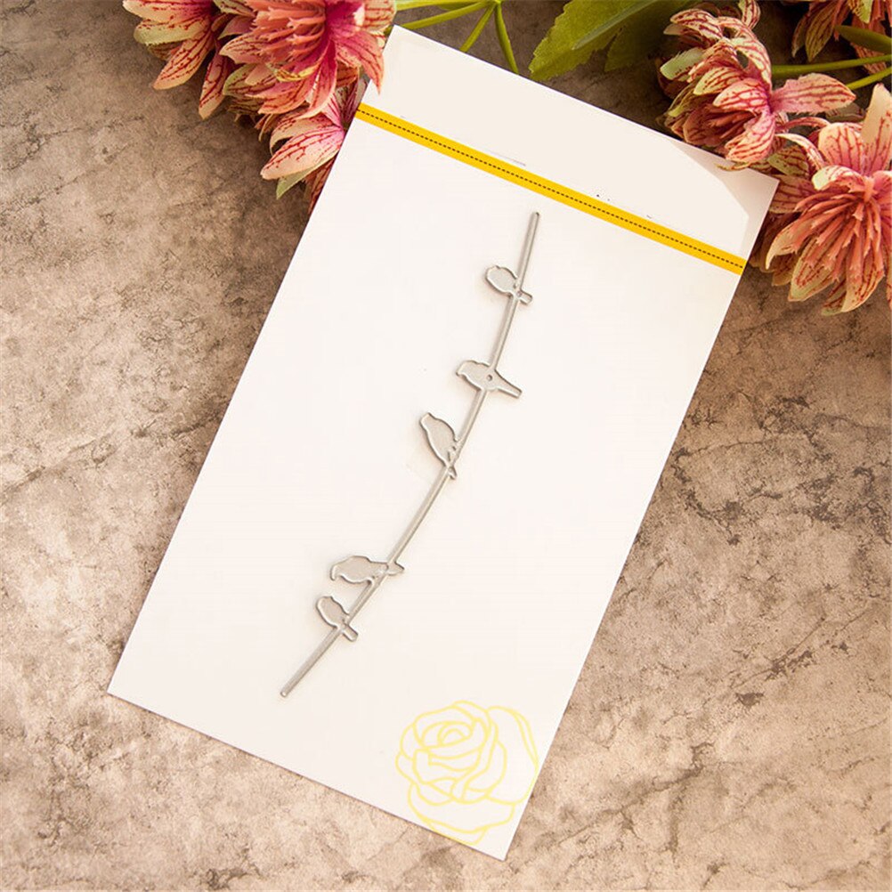 Troqueles de corte de pájaros, troquel de pájaro bonito, troqueles de corte de Metal para papel para manualidades, DIY para hacer tarjetas, álbum de recortes para boda, herramientas de decoración