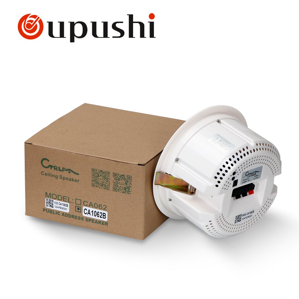 Original OUPUSHI Ca1062B 20W Bcakground Music PA System 6.5 inch Full Range Good Sound Passive Audio Ceiling Speaker