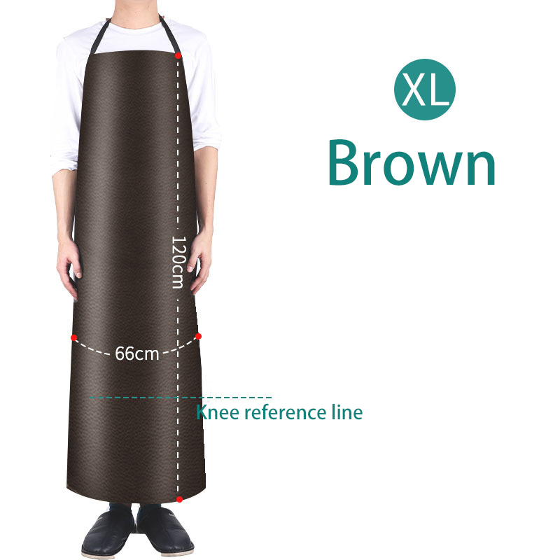 Lederschürze, wasserdicht, ölbeständig, Aquakultur, verlängerte PU-Verdickung, Küche, Kantine, Restaurant, Arbeitsschutz, Haushaltsgerät: Blau