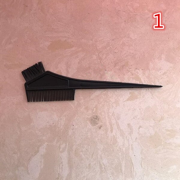 1 Pc Hair Dye Comb Home DIY Essential Tool Hairdressing Baking Oil Comb with Brush Dyeing Coloring: 1