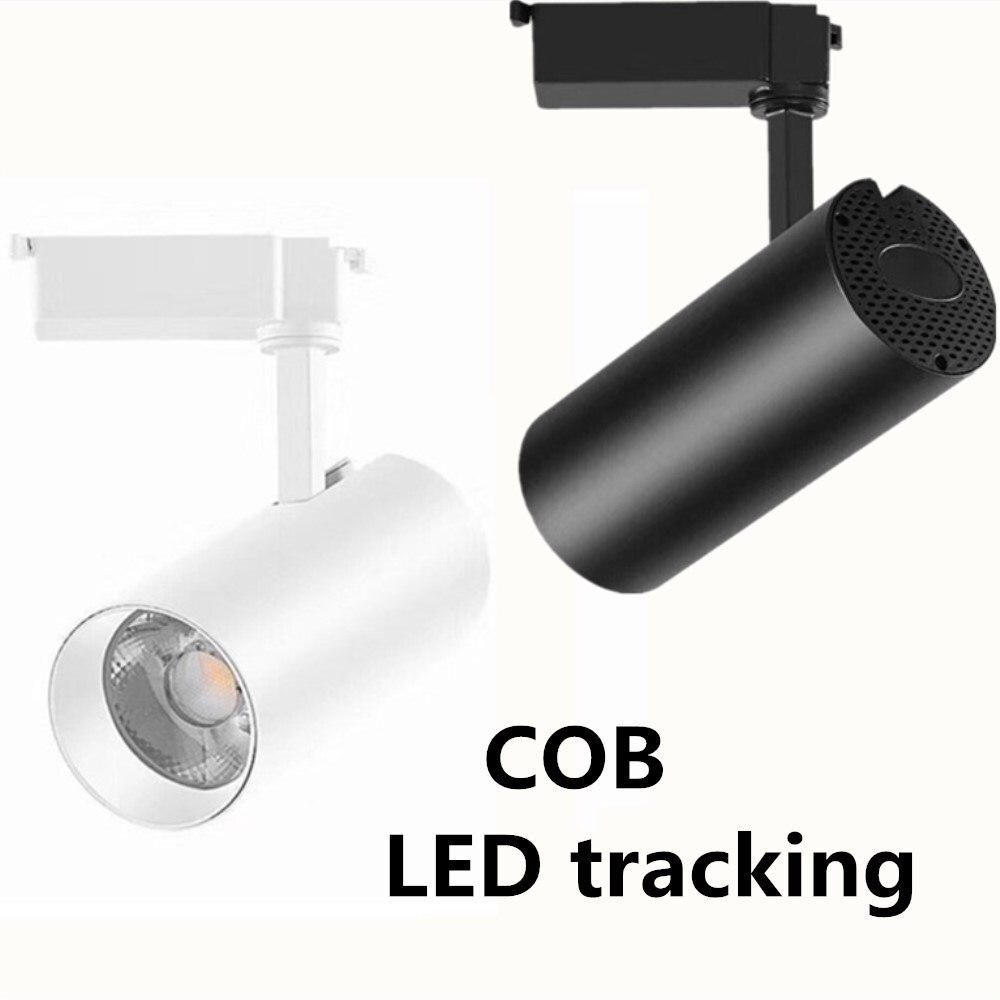 20 w 30 w COB LED Track Light Rail Spots Lamp Leds Tracking Armatuur Spot Gloeilamp voor StoreShop Mall tentoonstelling